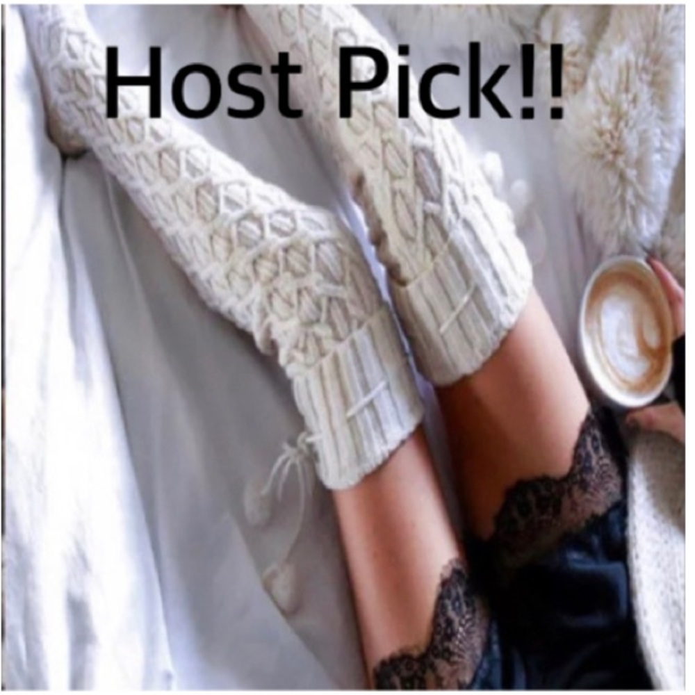 Cable Knit Petite Long Boot Over Knee Thigh High